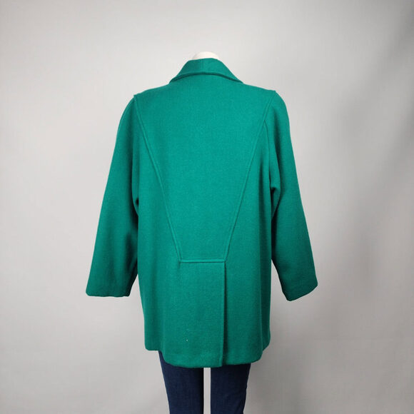Vintage Tradition Green Wool Button Up Jacket Size 16 - Picture 7 of 11
